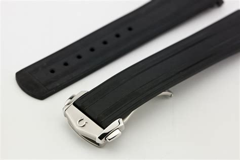 genuine omega seamaster rubber strap.